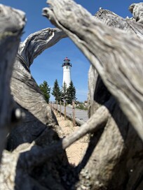 The famous “must have” photo at Crisp Point Lighthouse.