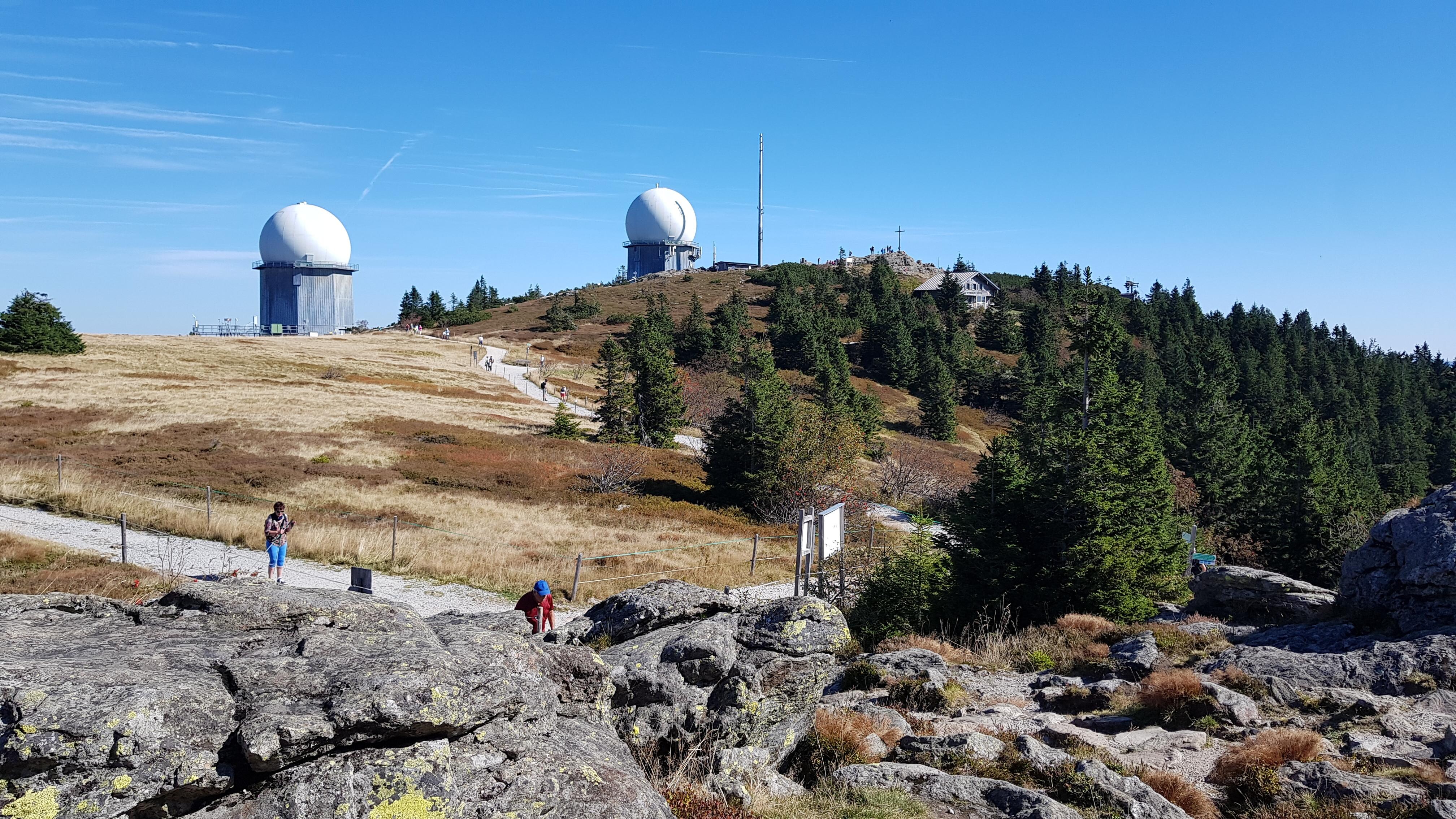 Blick auf den Arber-Gipfel