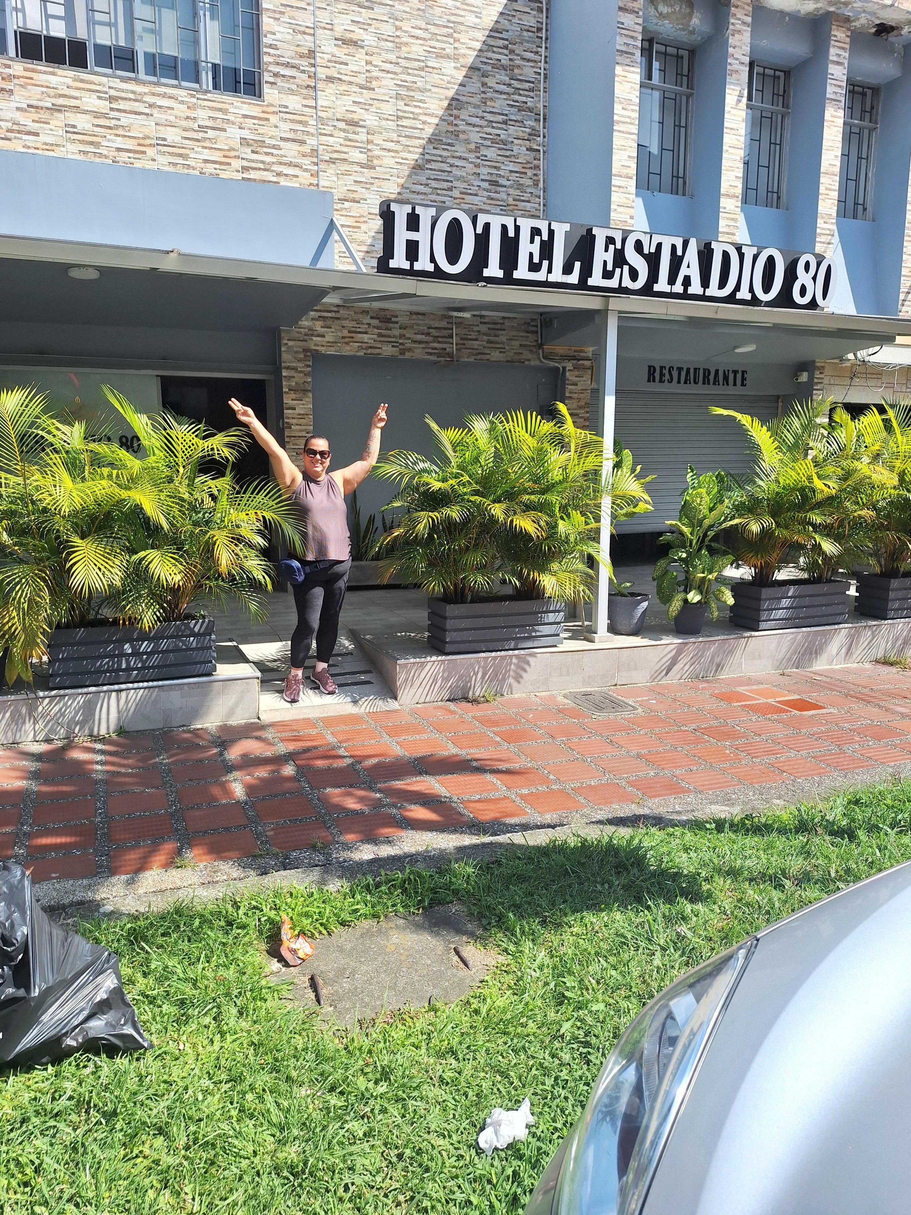 It's near the Copacabana Casino on 