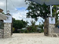 Looking at Rondel from the beach.