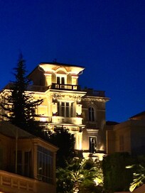 View by night from the balcony