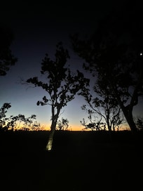Sunset from the balcony