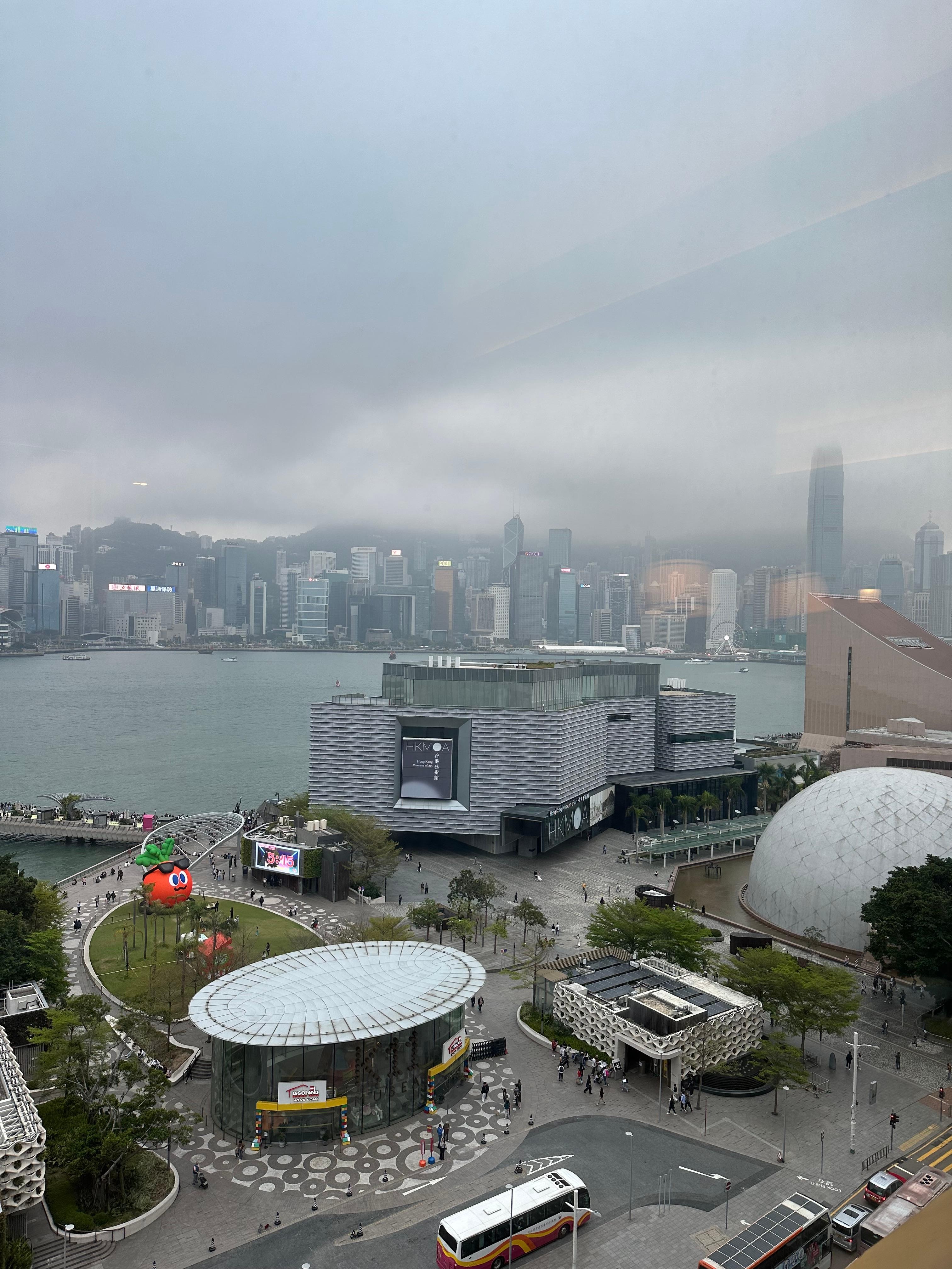 View from our harbor view room 