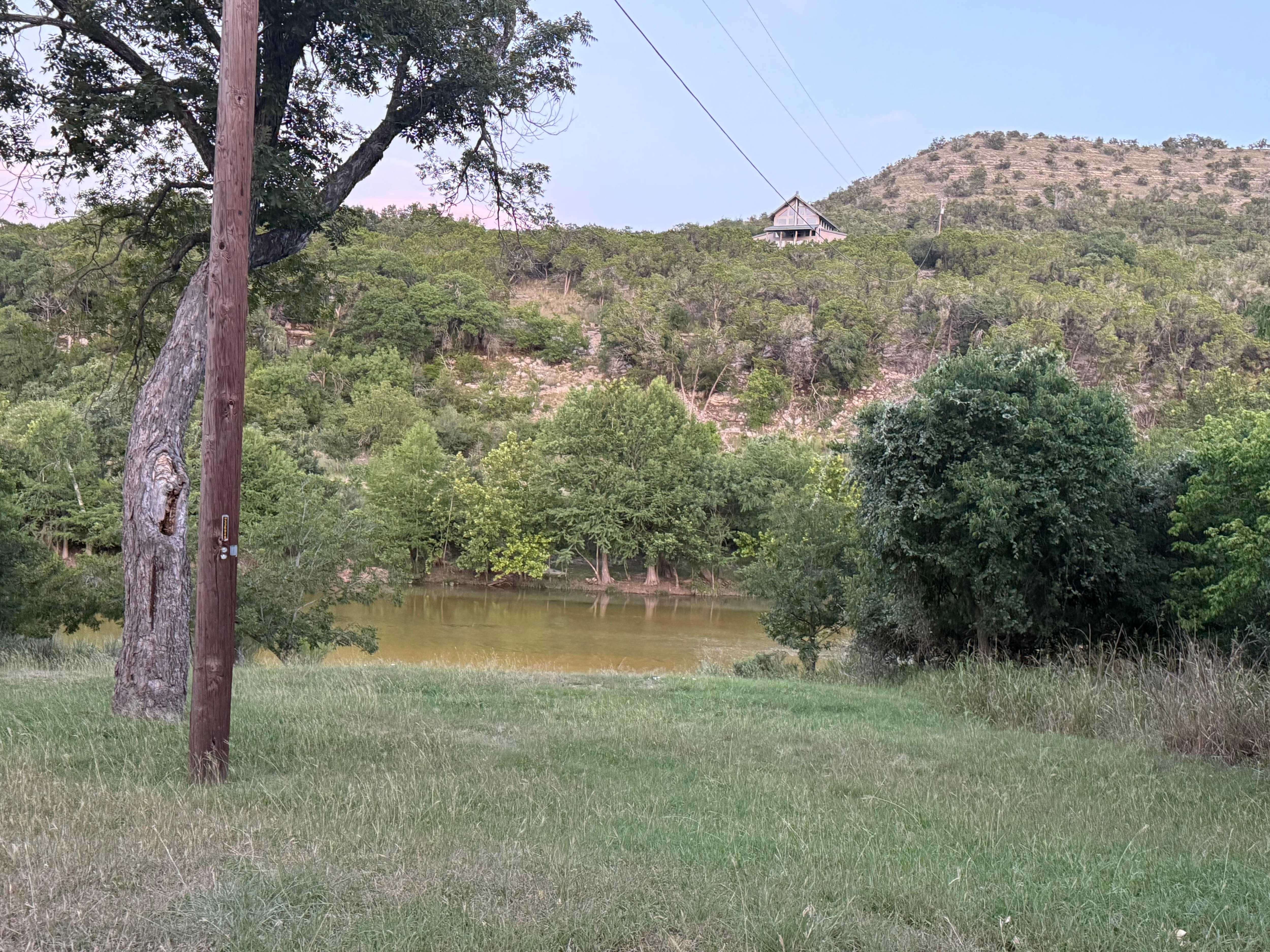 View from back porch 