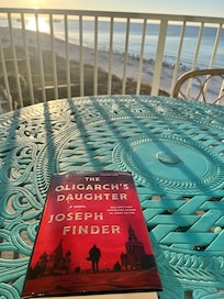 Enjoyed reading on the balcony