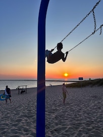 Sunset at Frankfort beach