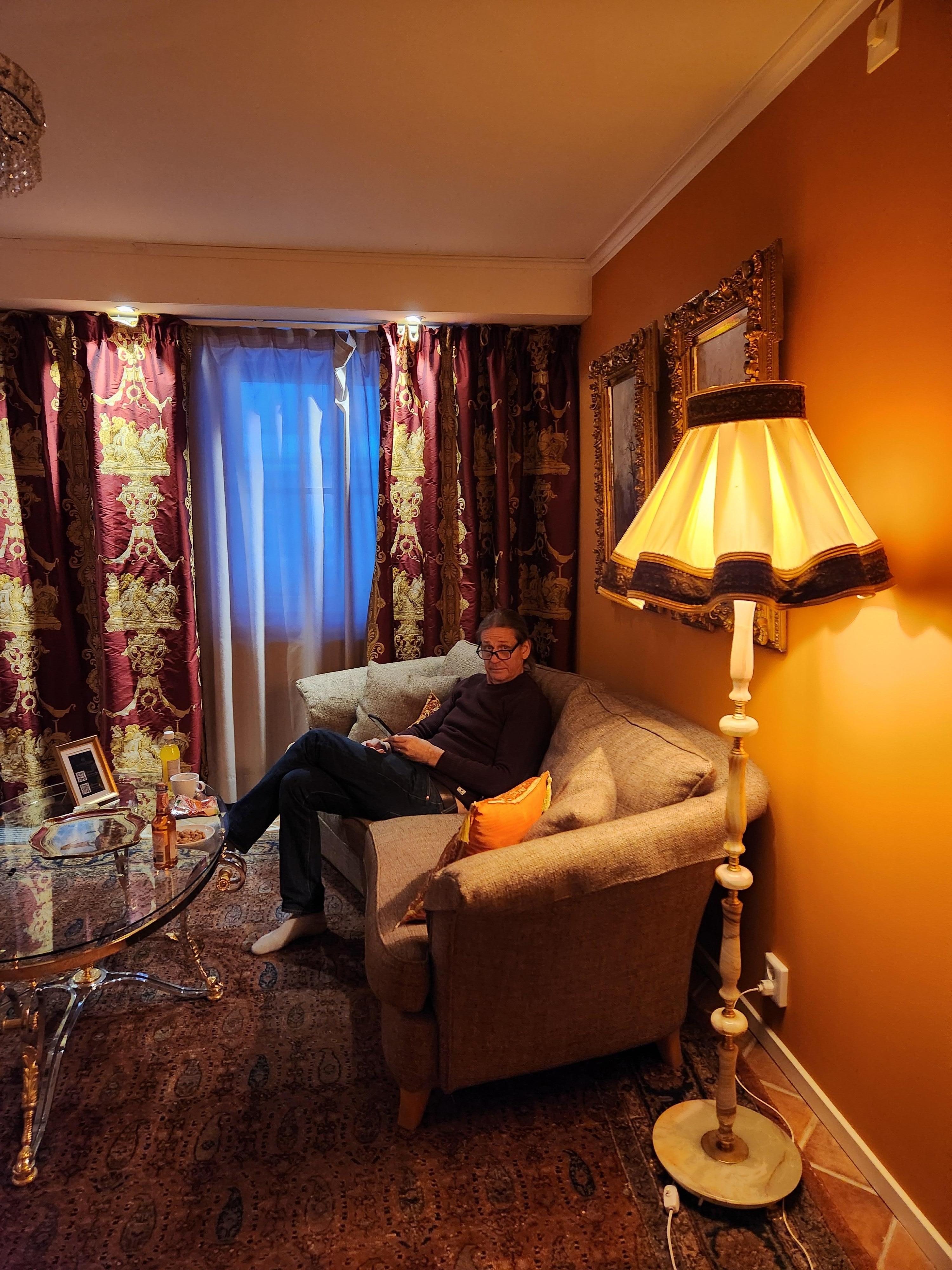 Sviten var snygg, välstädad hade sköna sängar och dessutom egen jacuzzi. 