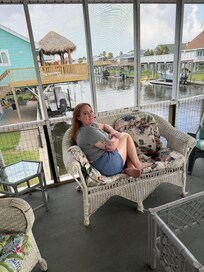 Screen outdoor porch