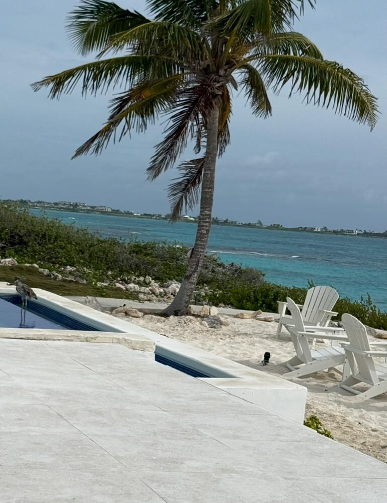 Back deck (my favorite place) overlooking the beautiful water.