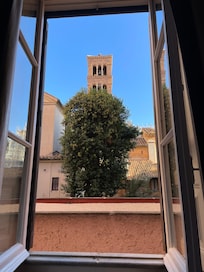 Morning view from our bedroom window.