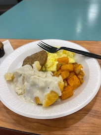 Breakfast in the morning