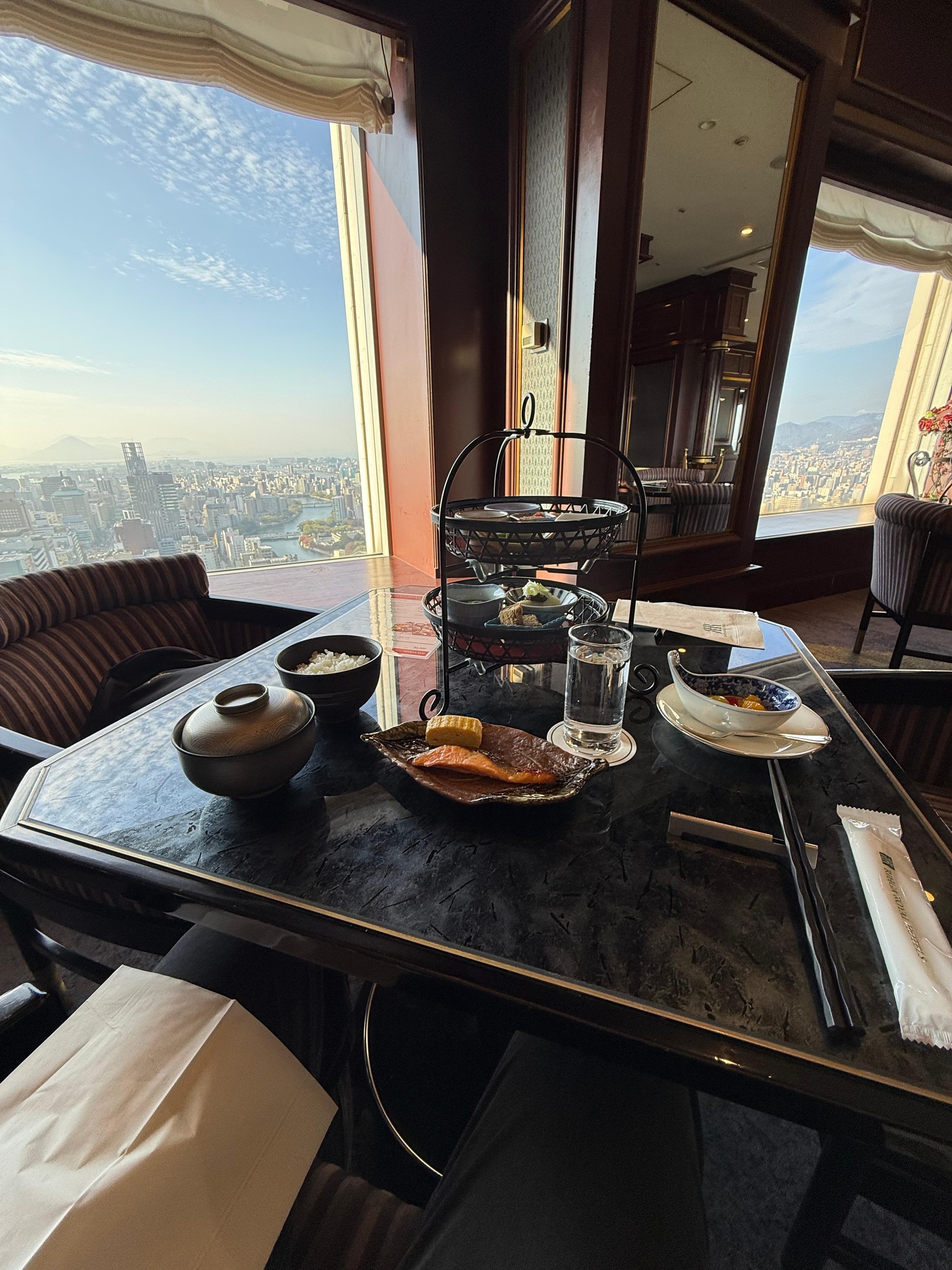 Breakfast on the 33rd floor