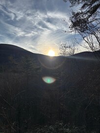 Sunrise over the mountains