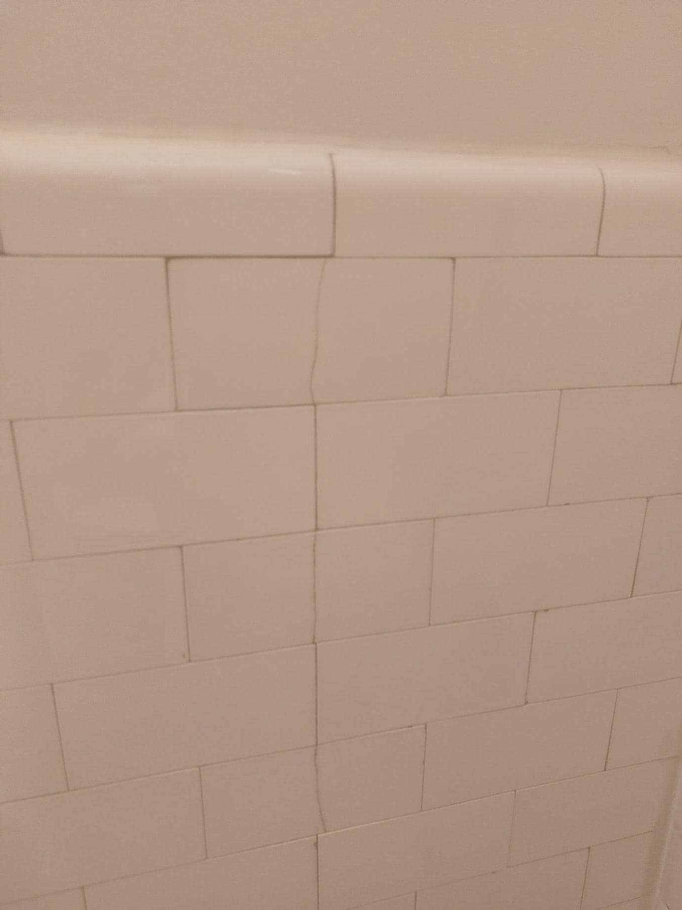 Cracked or Chipped Tiles Hotel is under renovation
