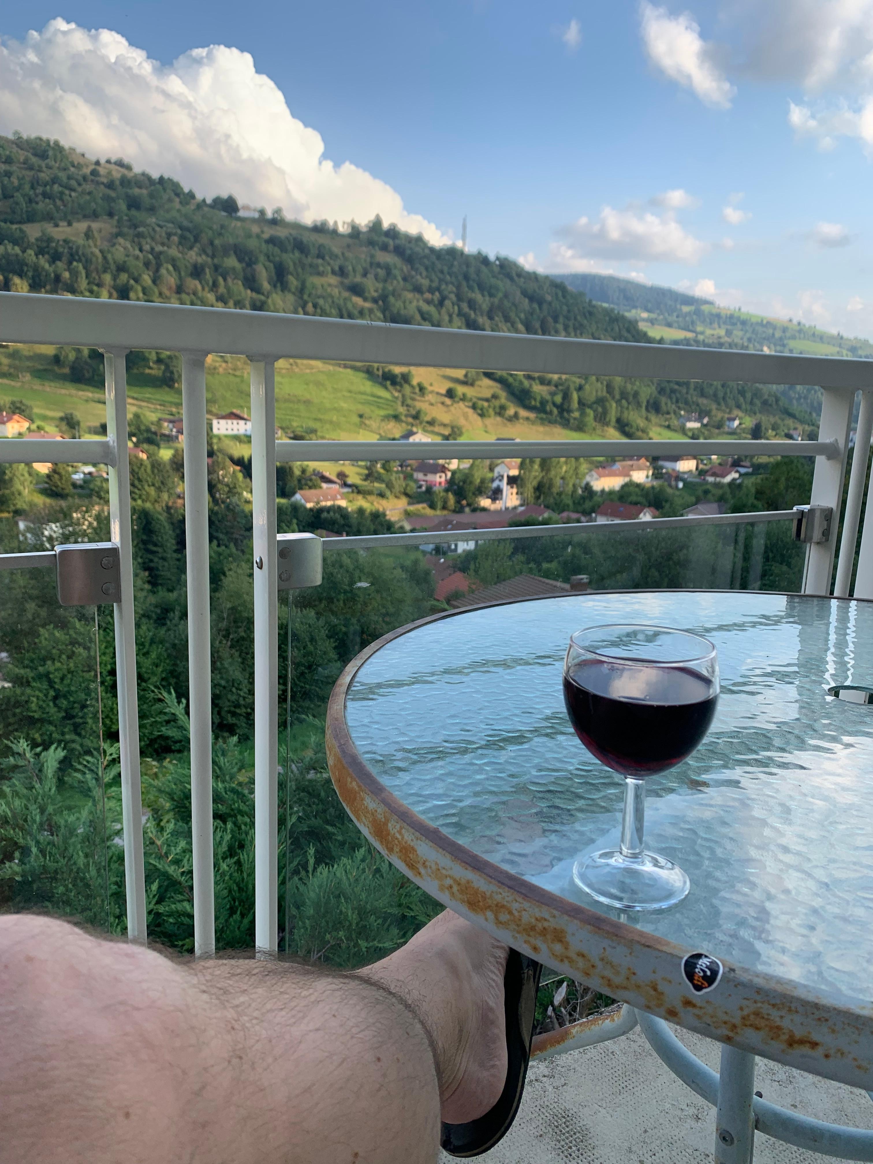 Lovely just to chill with the view