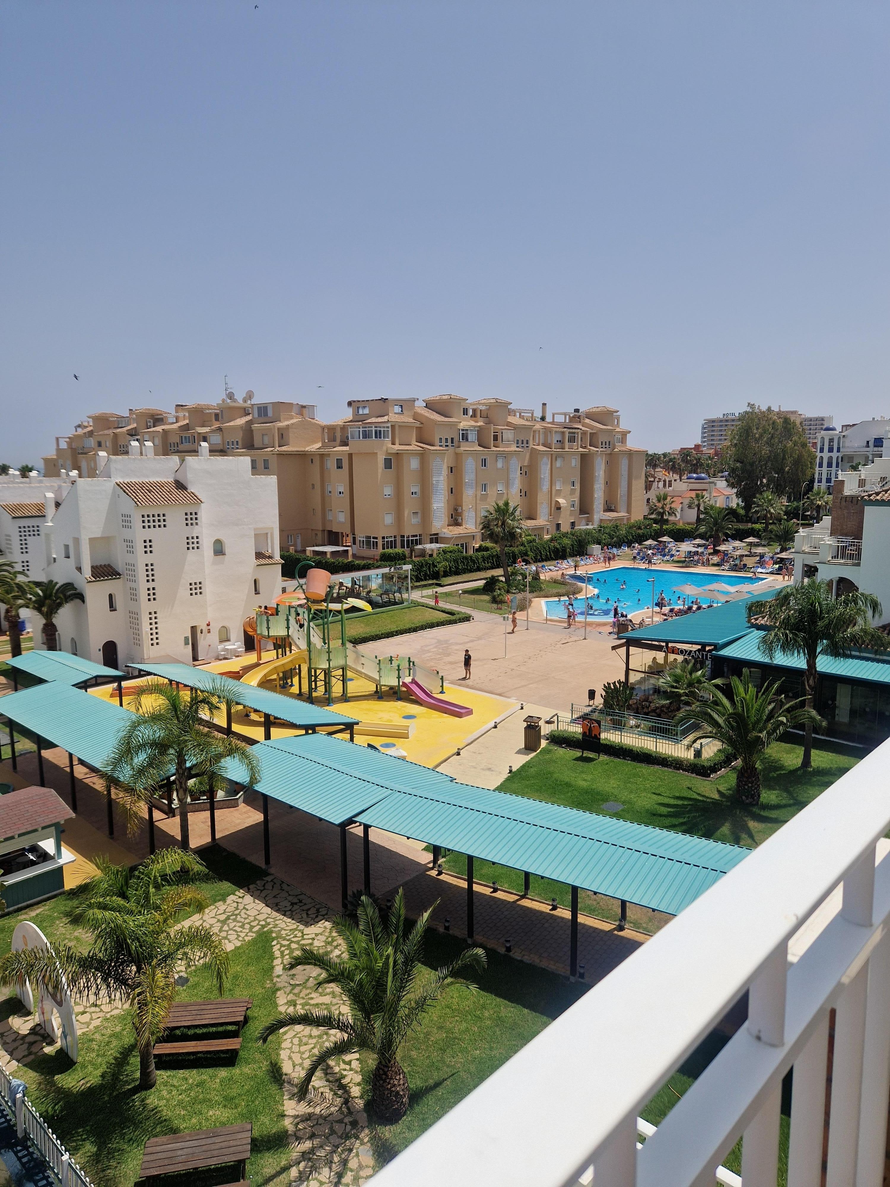 pool/splash park view from balcony 