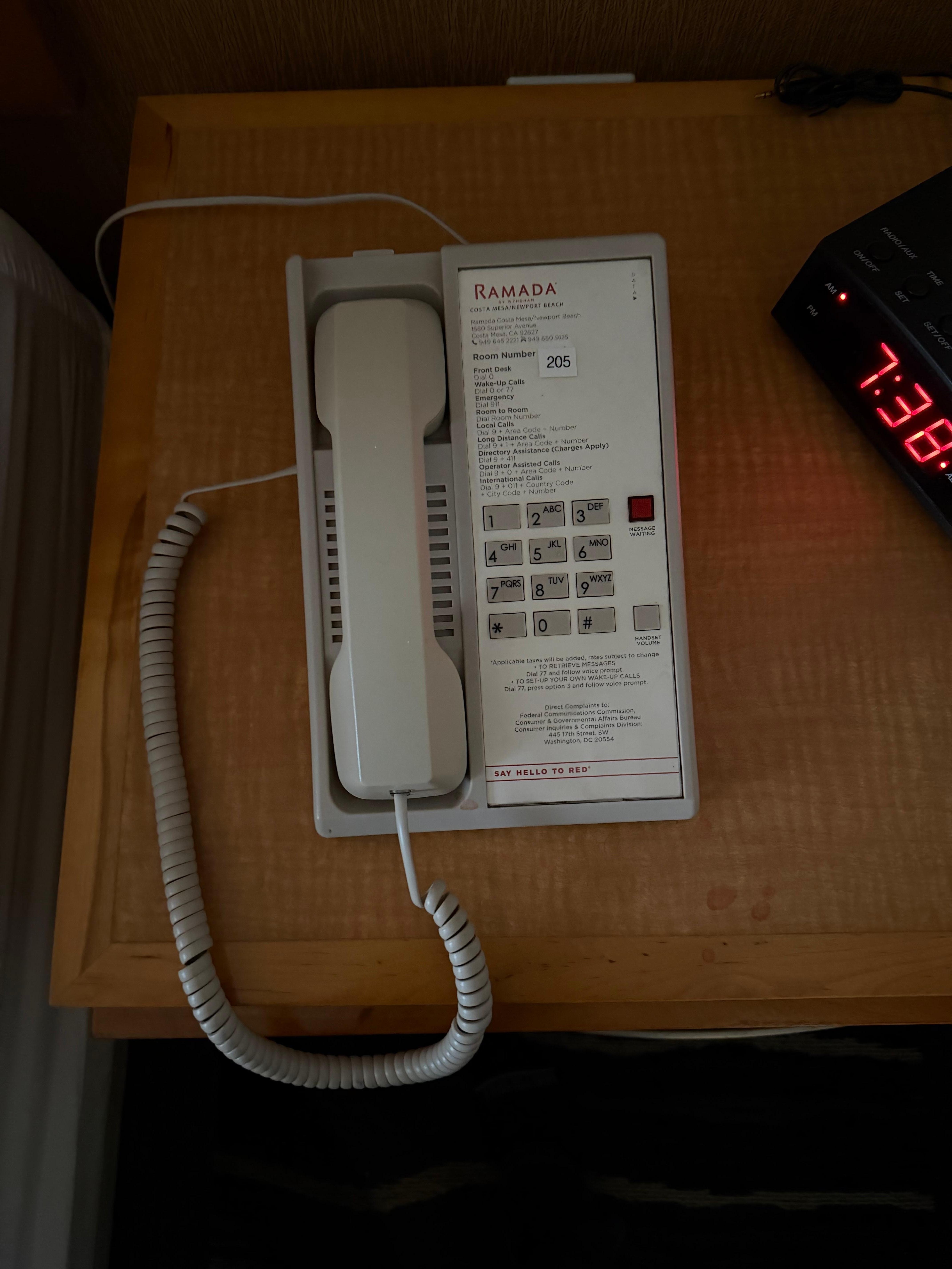 Phone also inside room didn’t work 