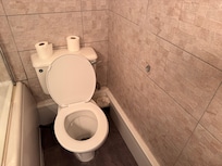 Missing toilet roll holder