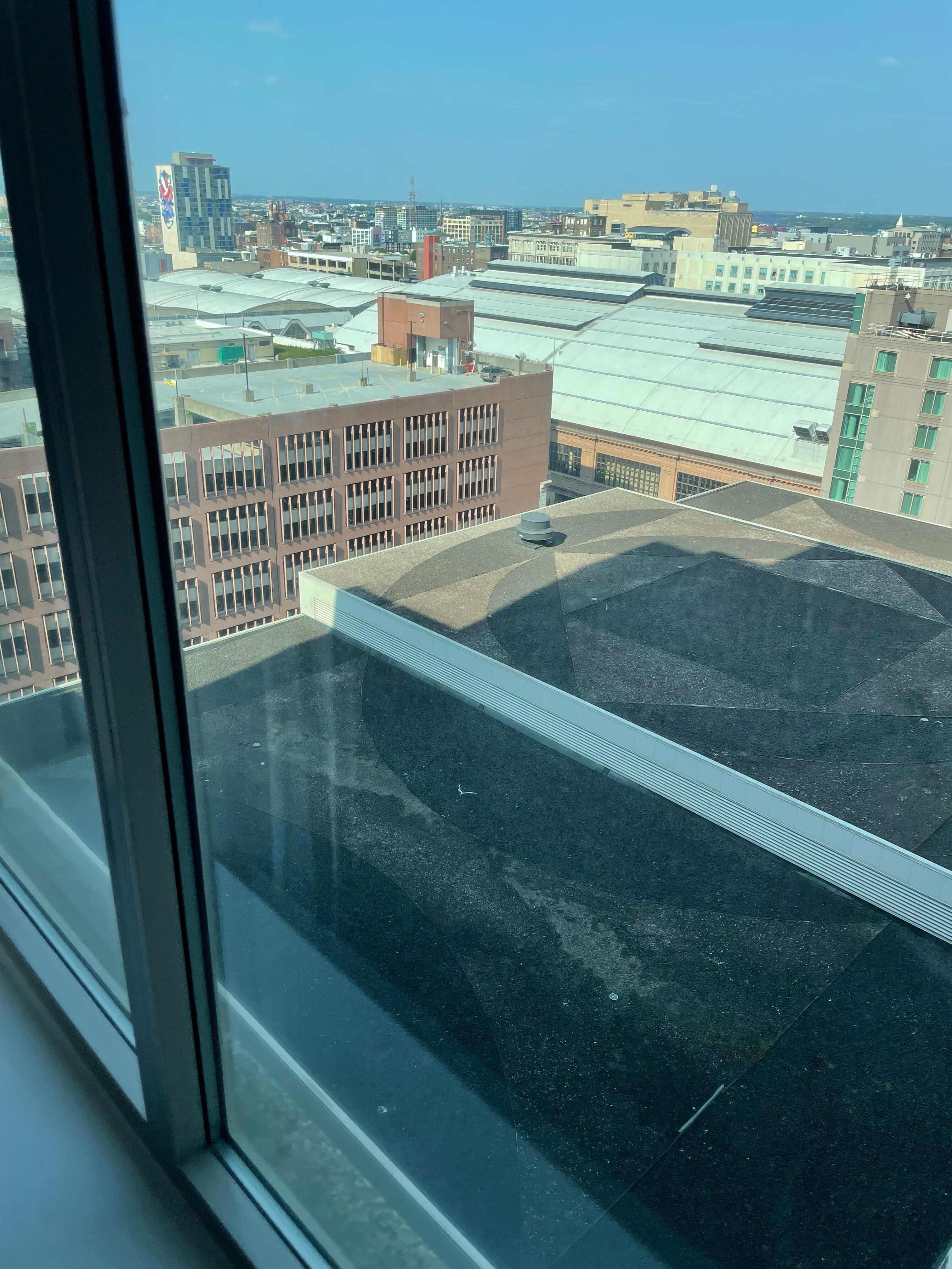 View from room window
