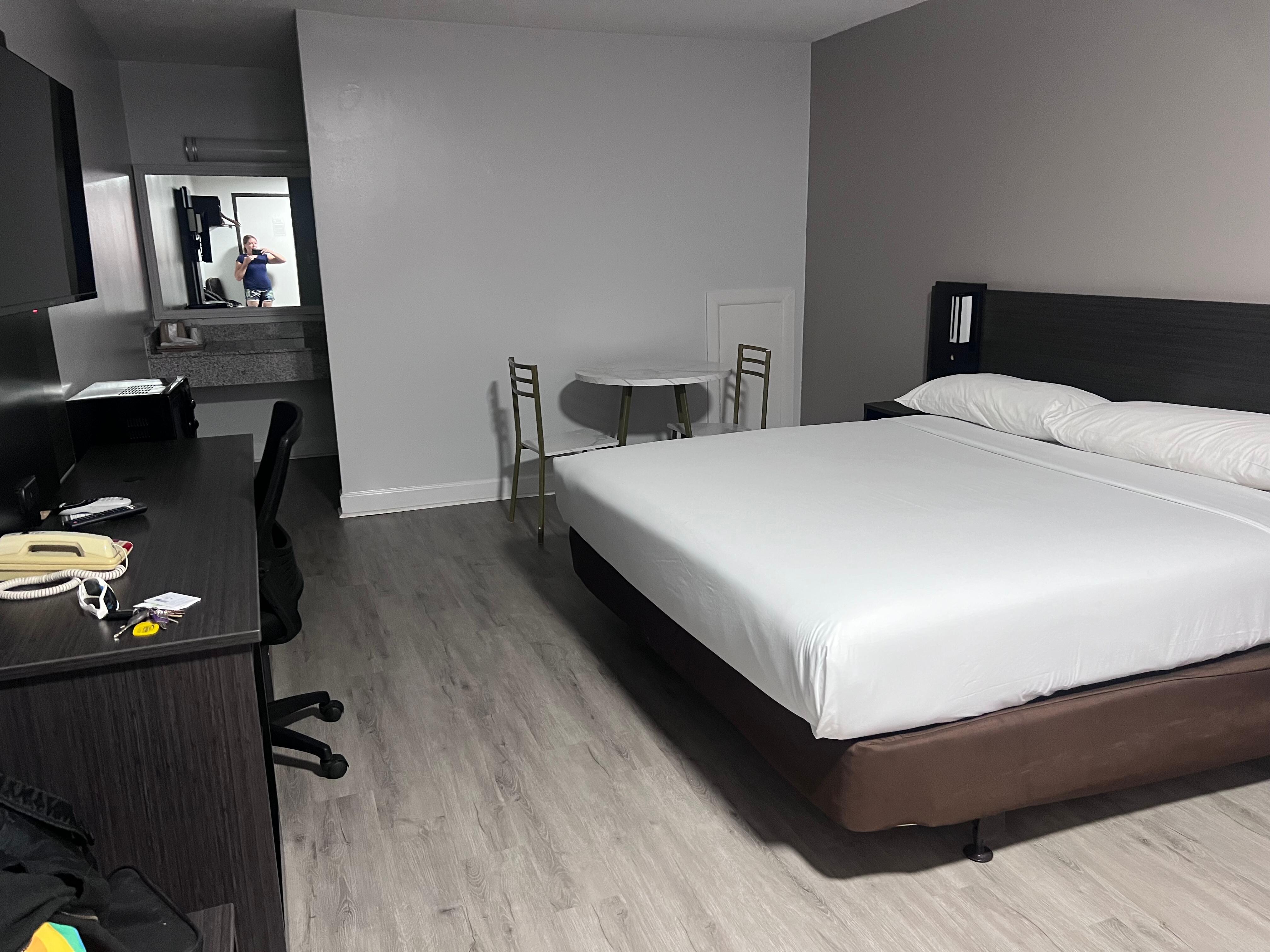 Very large room. Clean, comfortable, easy access.
