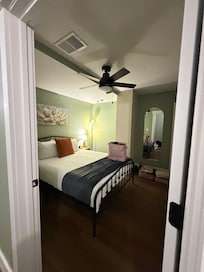 One of two bedrooms!