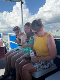 On the ferry! Pay attention to the ferry schedule!