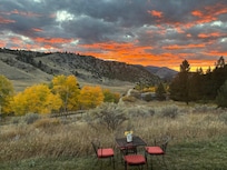 Last morning looking from the cabin