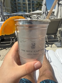 A margarita on the beach!