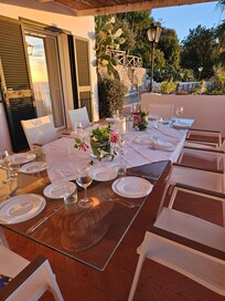 Table setting from private chef