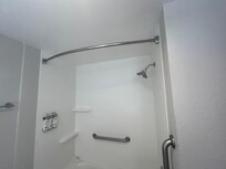 No curtain, have a video of the alarm dubacle, it will not upload