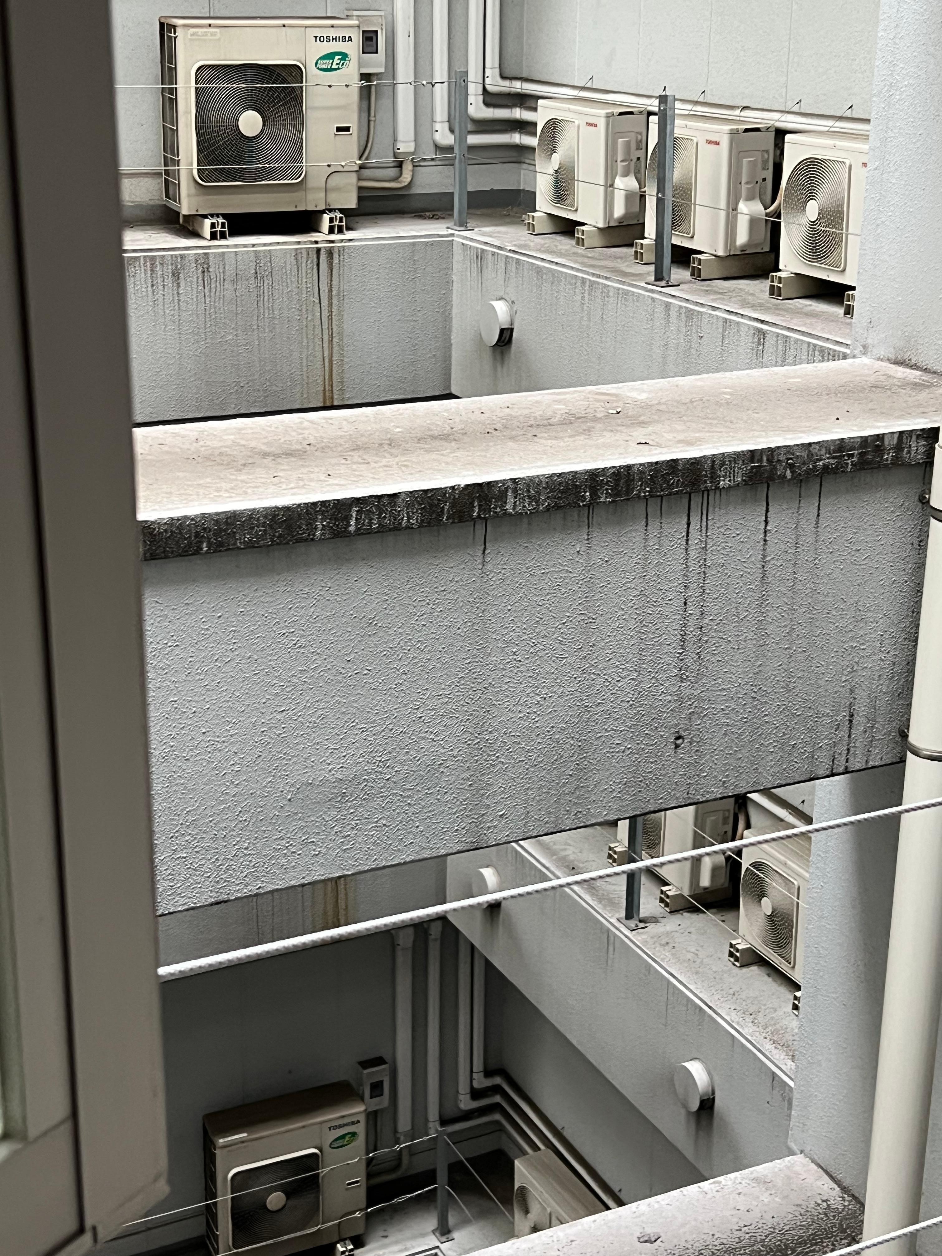 The view from the window. It works if you are going on a Blade Runner vibe. 