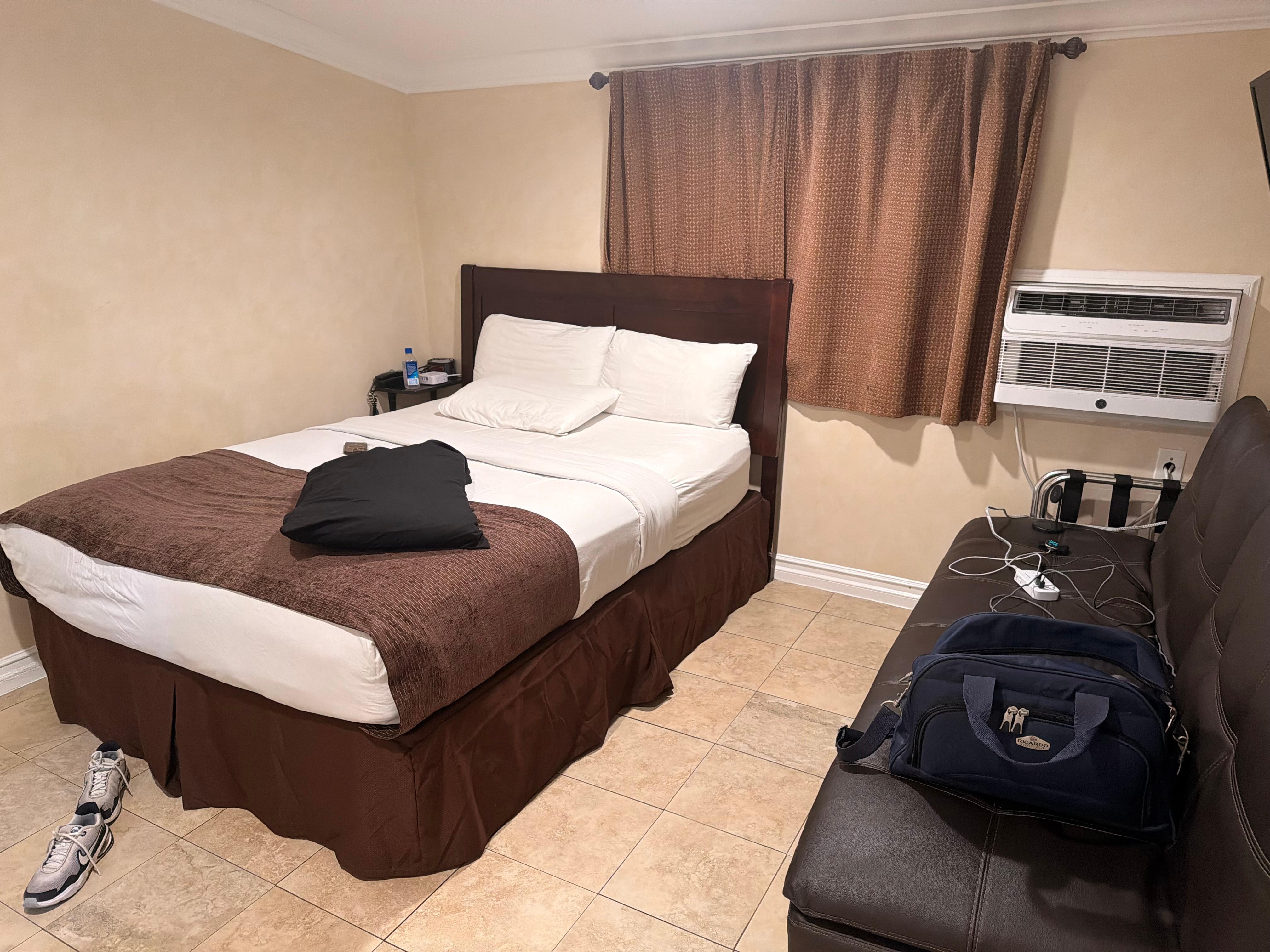 Very small room. 