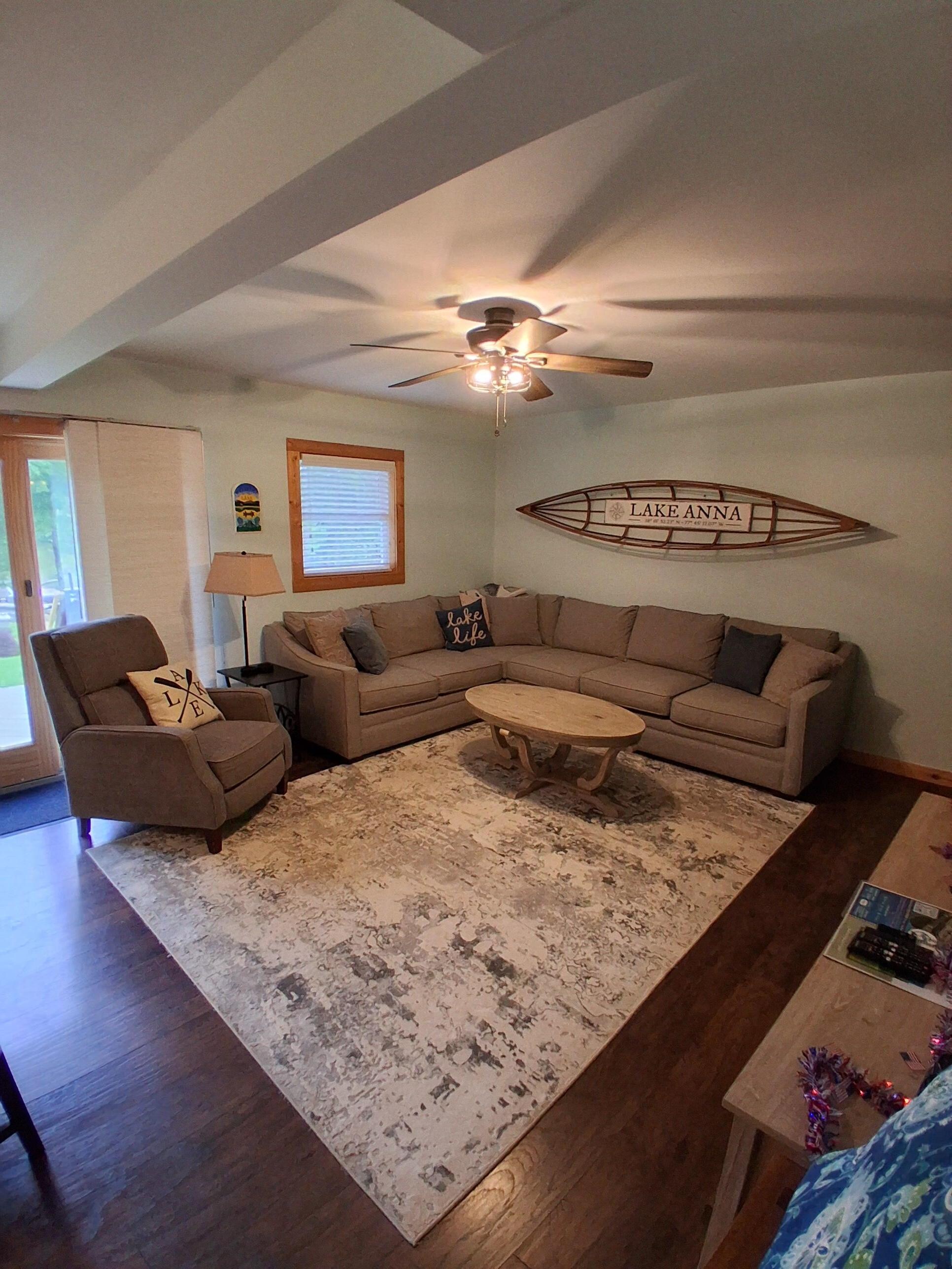 The living room