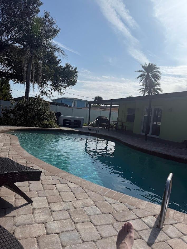 Enjoyed the pool-weather was a little cold but still beautiful