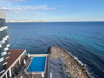 View from corner room balcony