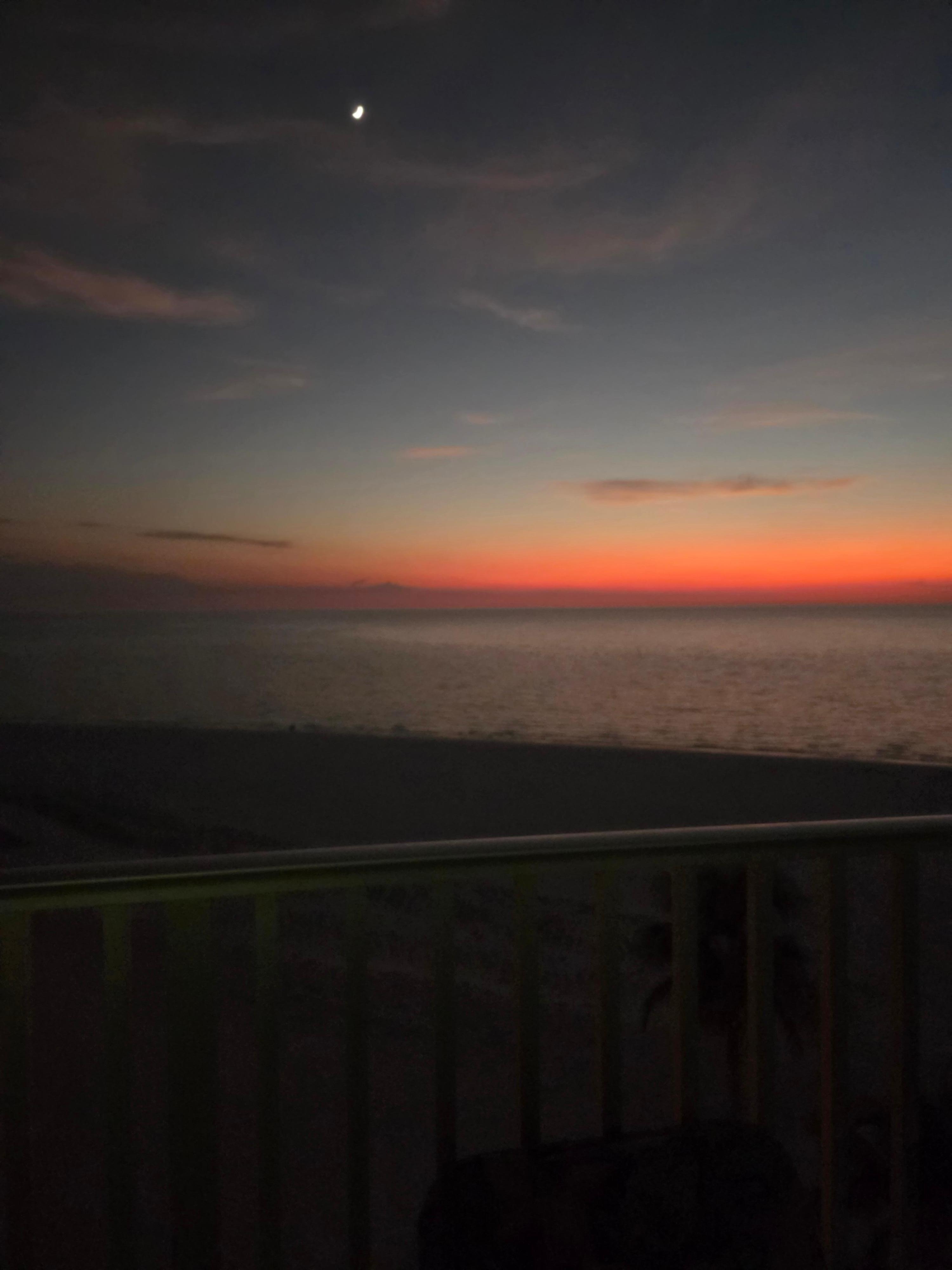 One of many amazing sunsets