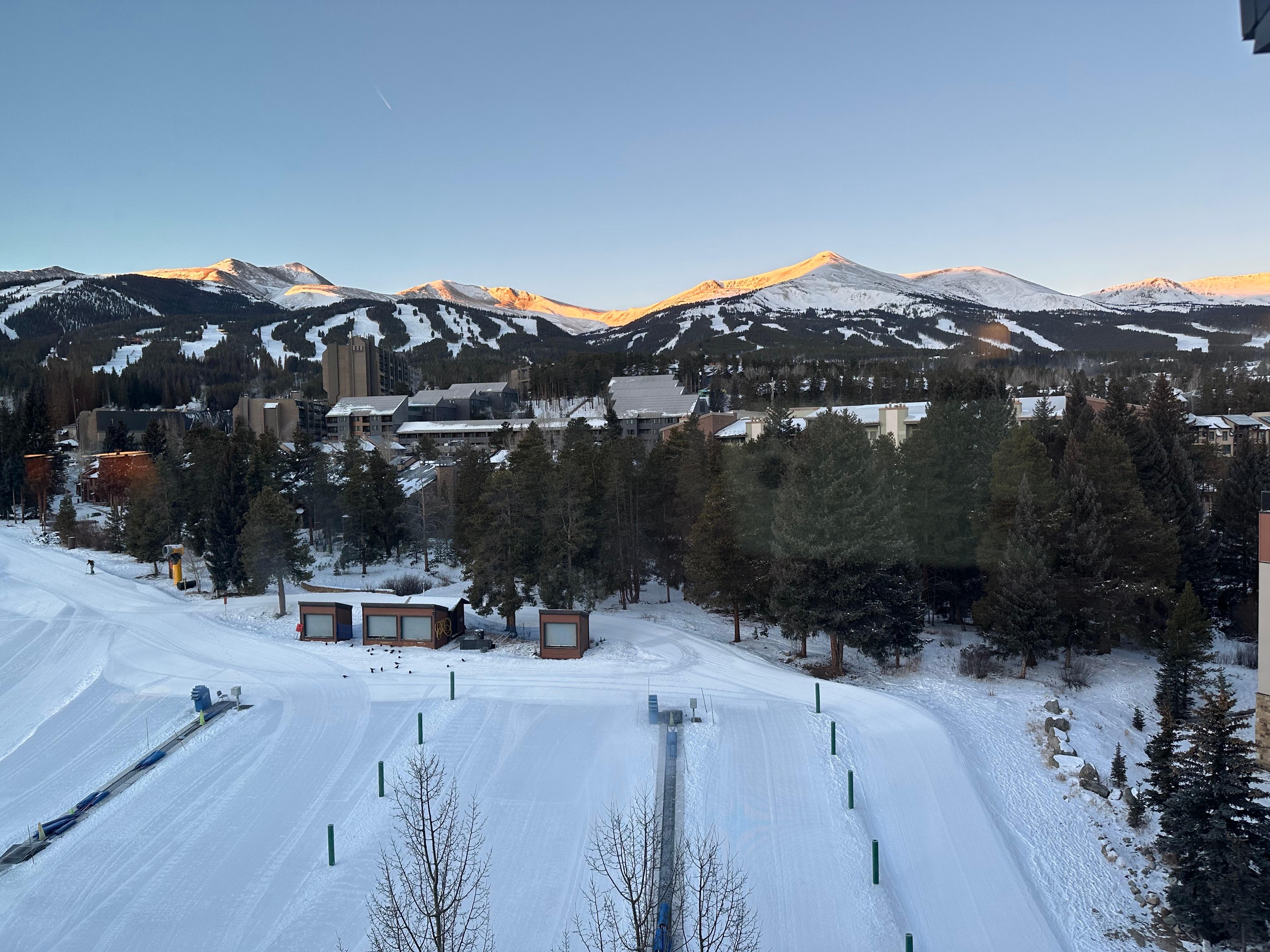 View from the balcony