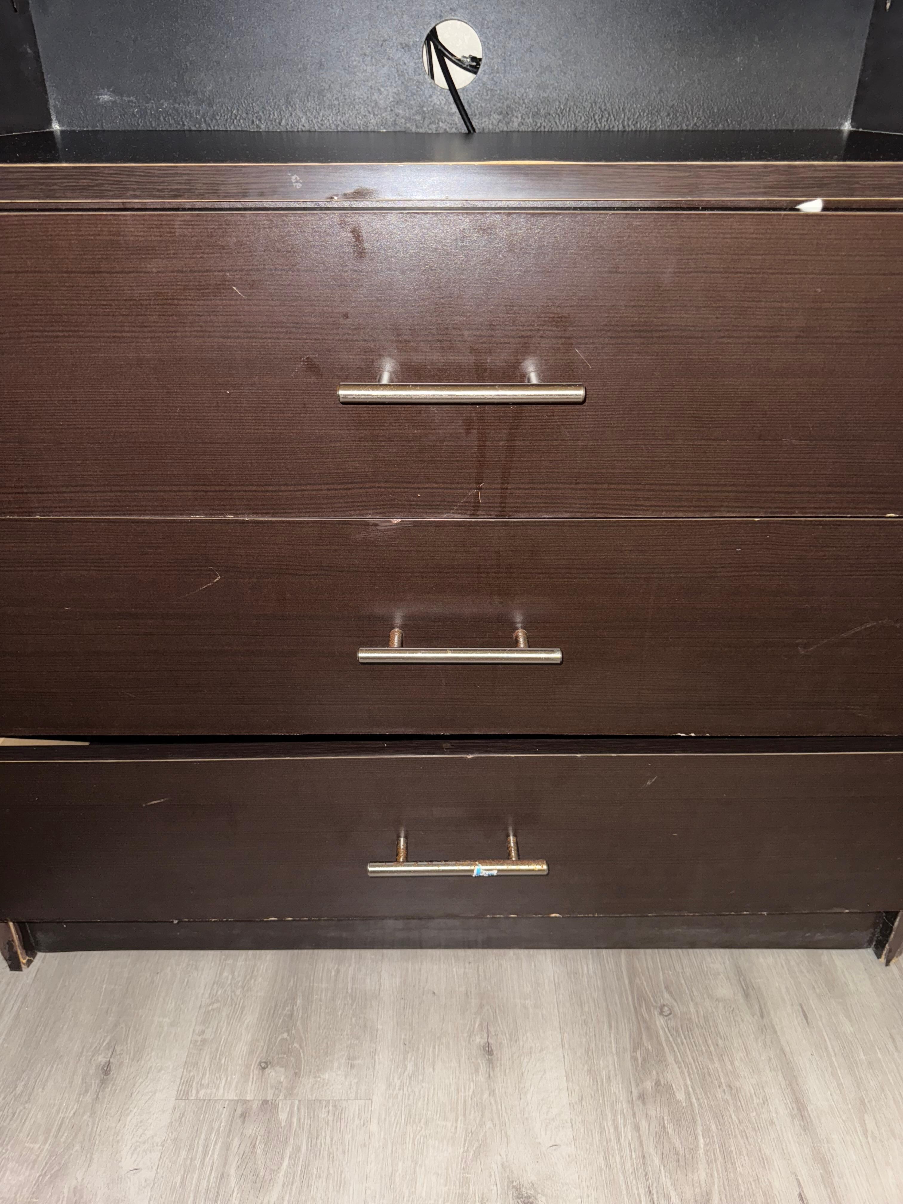My tv stand that was in the room 