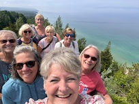 Visiting Arcadia overlook!