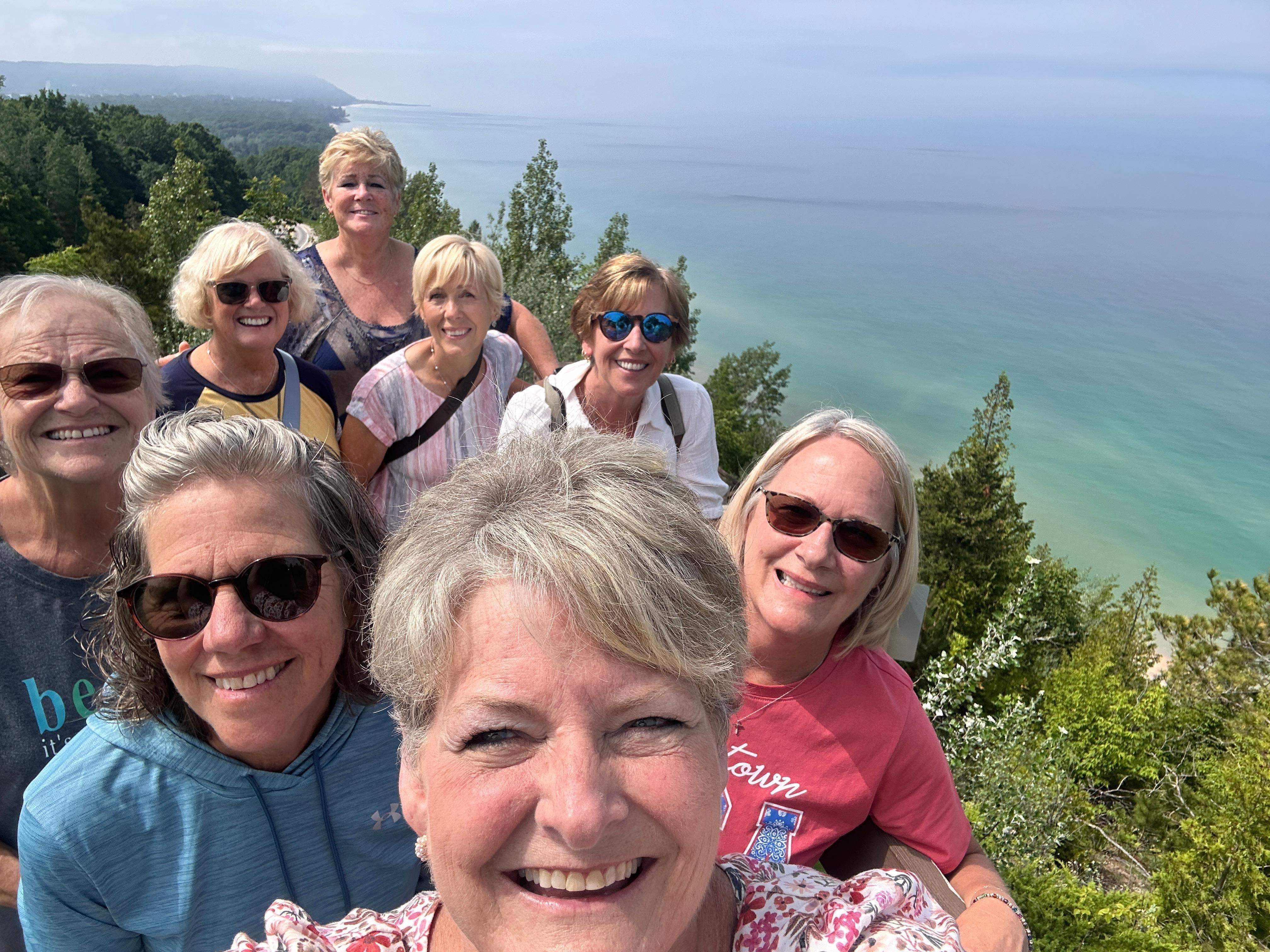 Visiting Arcadia overlook!