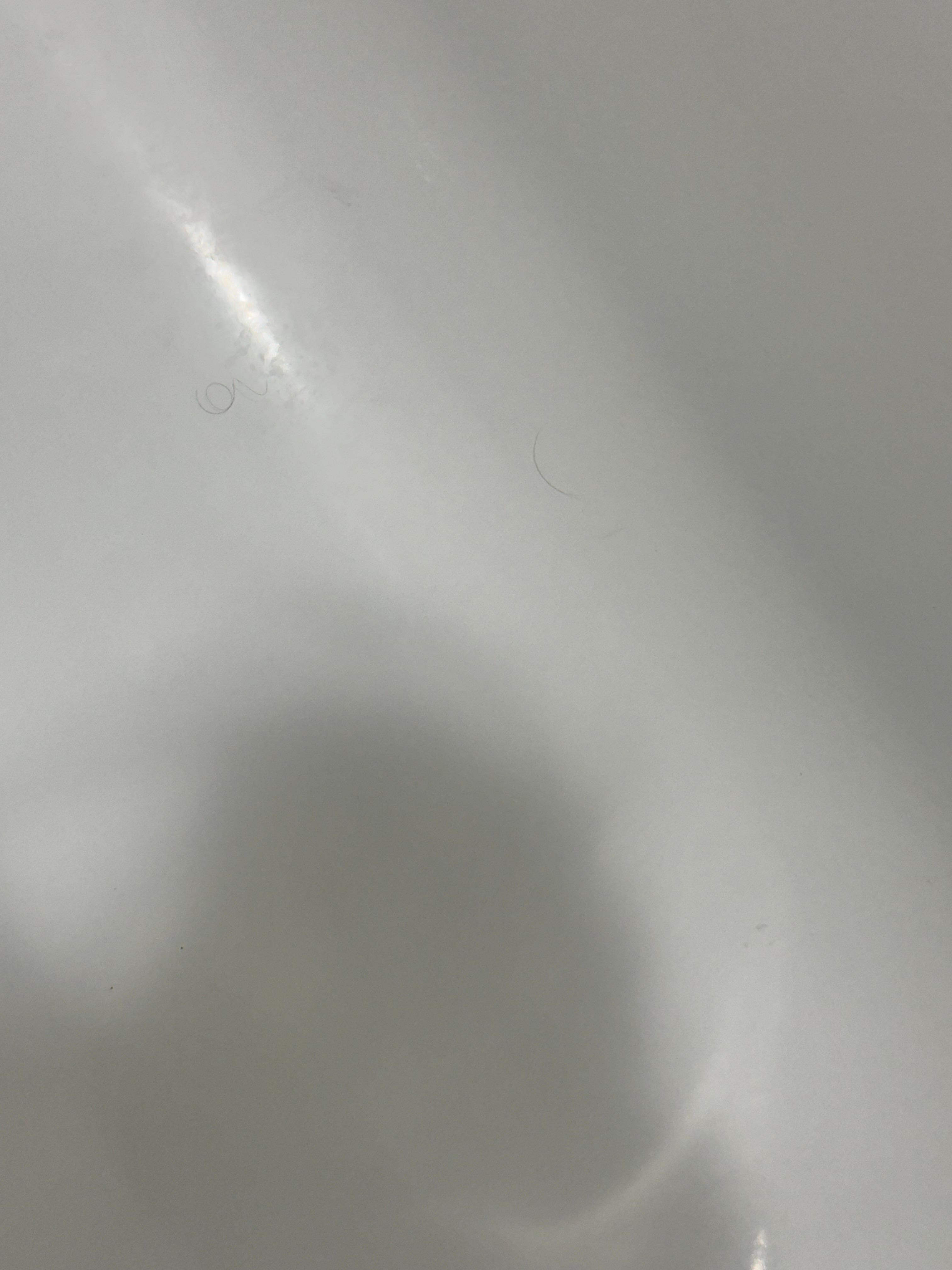 Hair in tub 