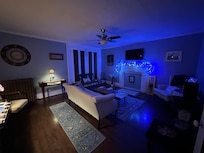 Living area, shared room with TV