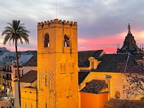 View from Hotel Baco roof terrace, color not adjusted.