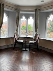 Lovely character in the dining area