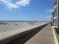 View of Long Beach Peninsula ocean view steps from room.