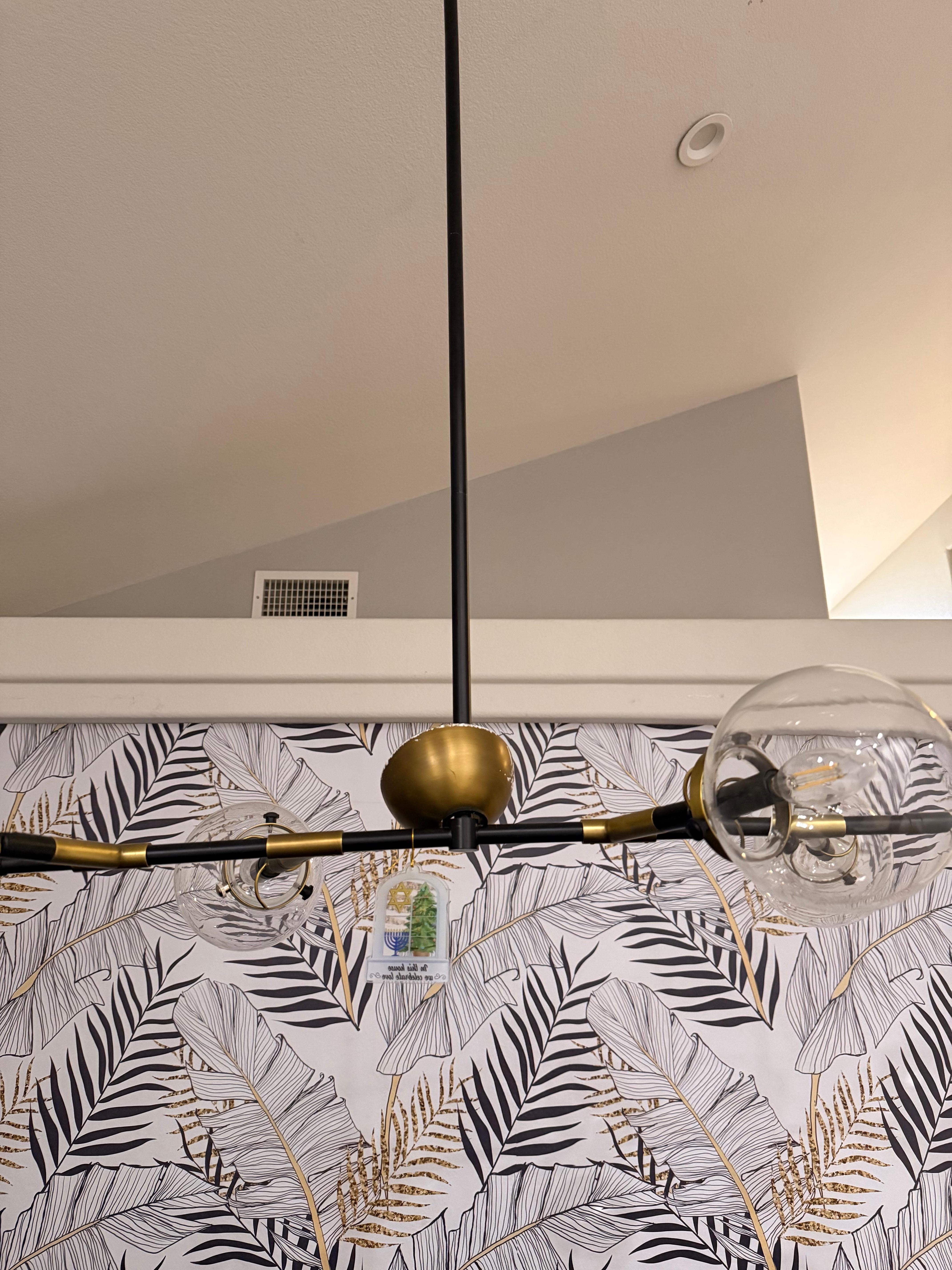 Damaged light fixture 
