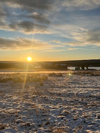 Sunrise over the lake