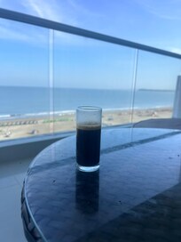 Morning coffee on the balcony overlooking the ocean was a very relaxing way of start the day