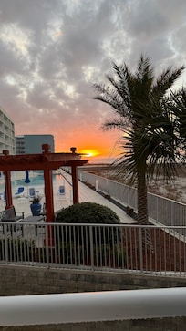 Sunrise from balcony