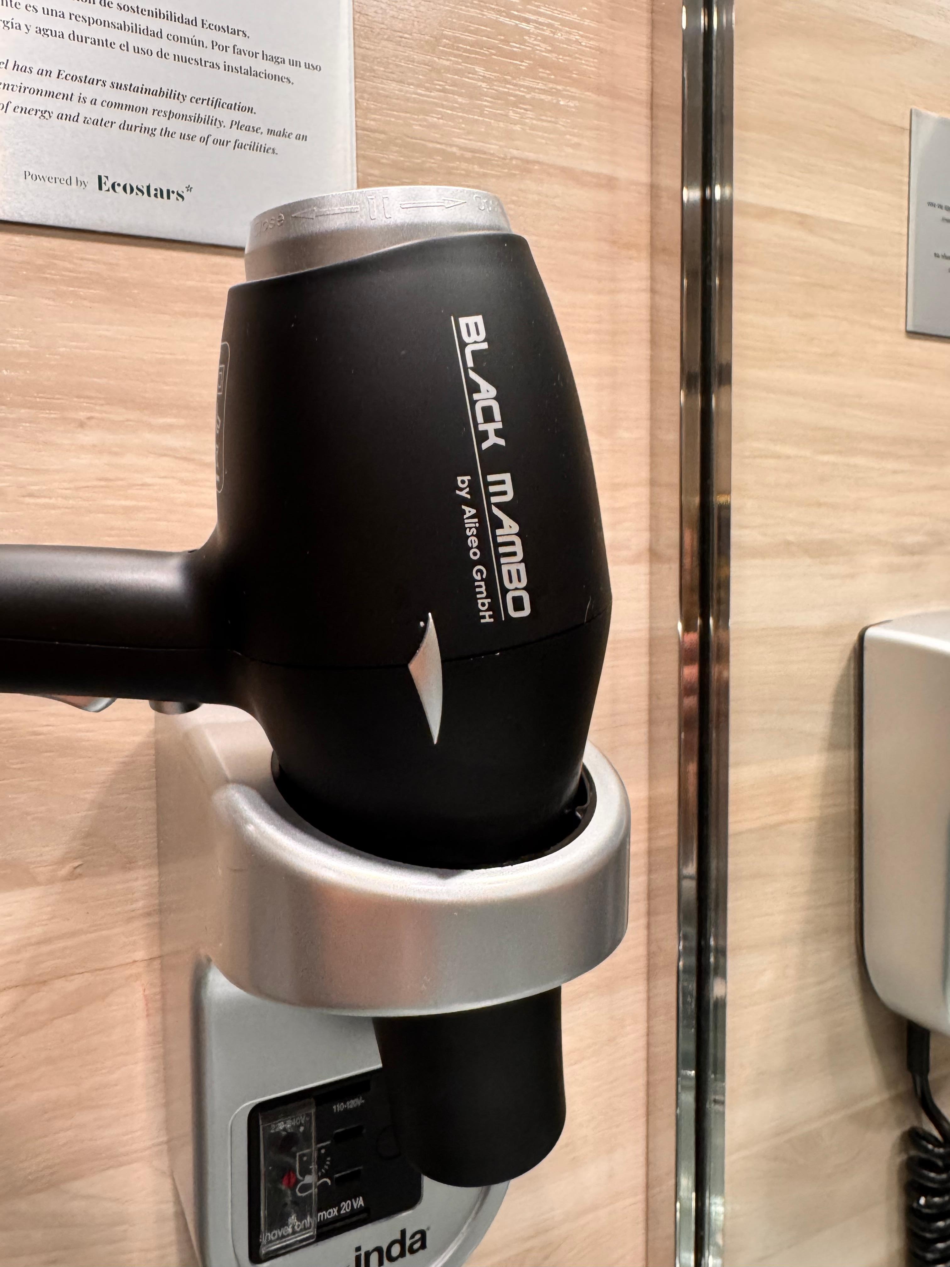 A very powerful hairdryer